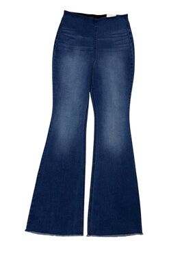 NWT KNOX ROSE Women's Dark Blue Flared Jeans size Small